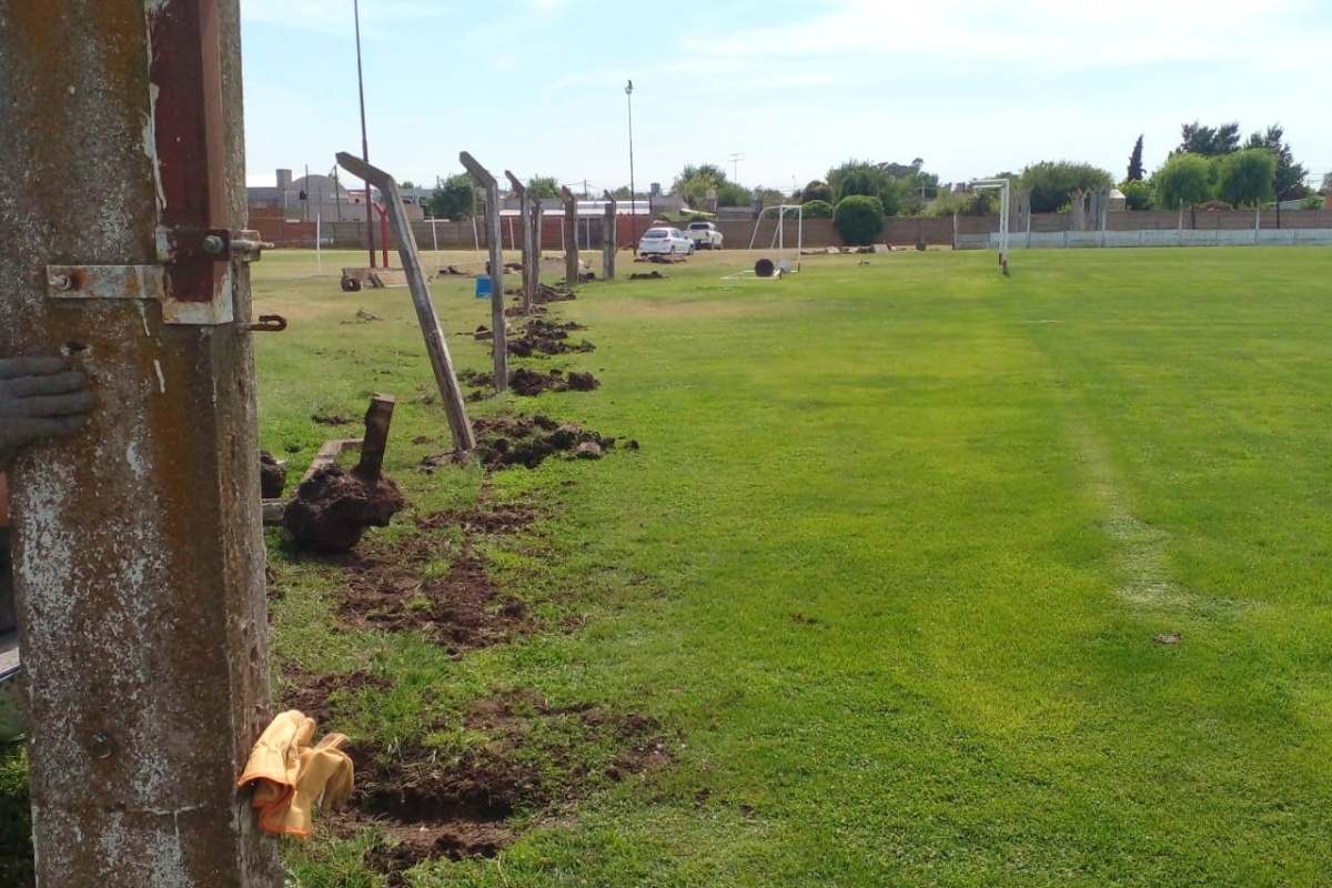 Alambrado Olímpico: Avanzan Los Trabajos En El Estadio 